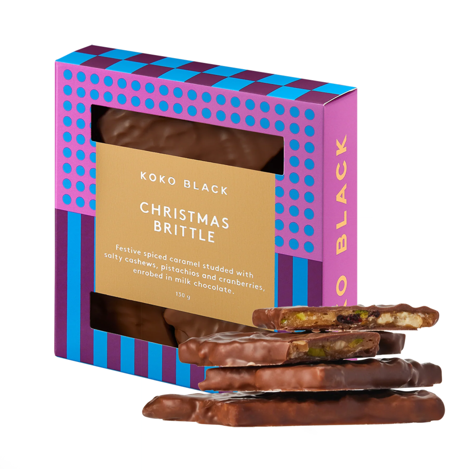 koko black christmas bristtle milk chocolate