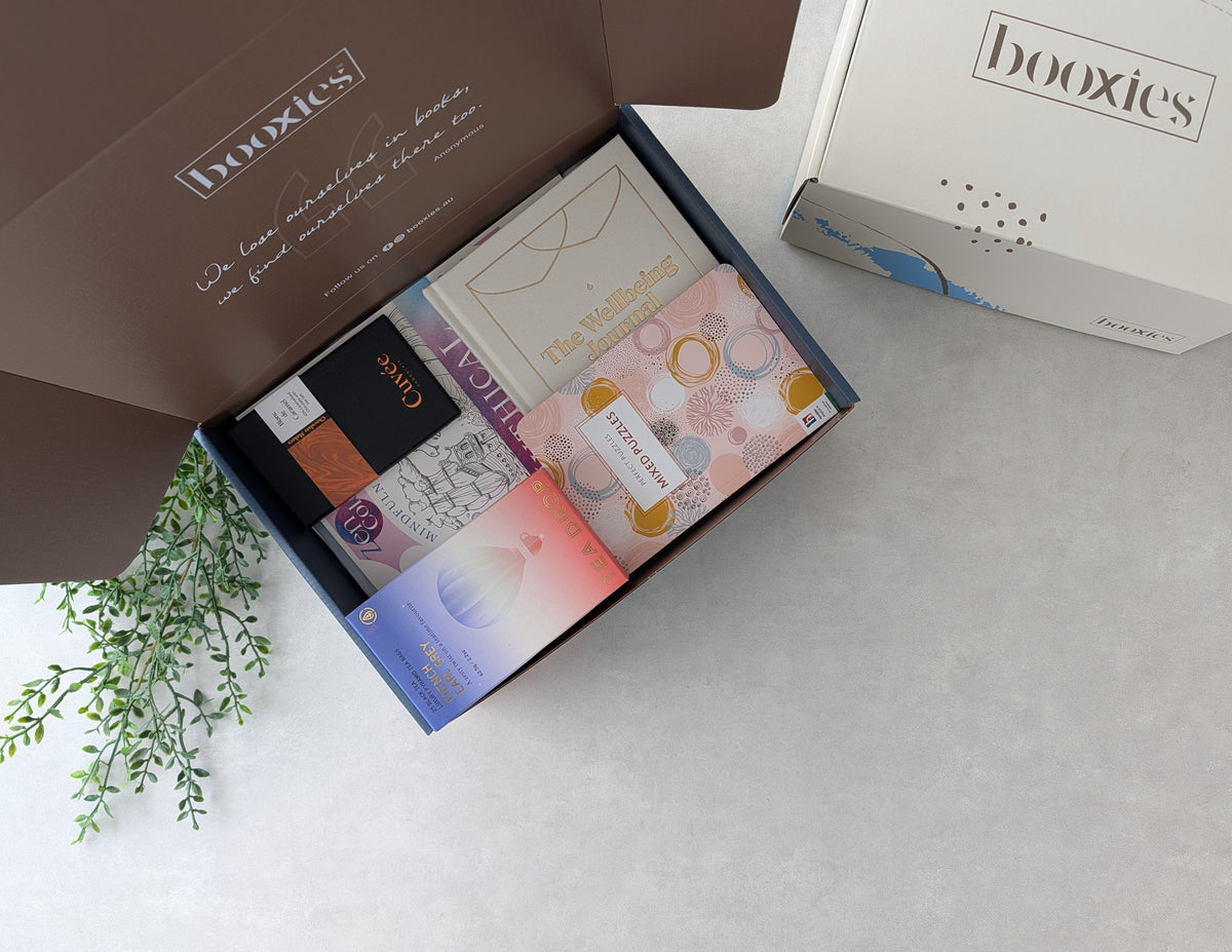 the mindfulness box curated booxies in the box