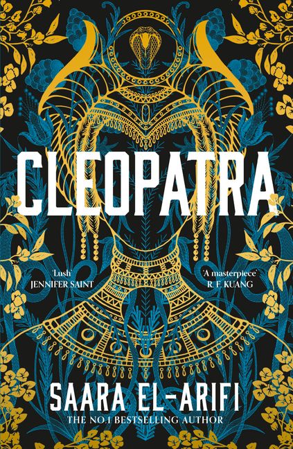 Book cover of 'Cleopatra' by Saara El-Arifi with intricate design and text.