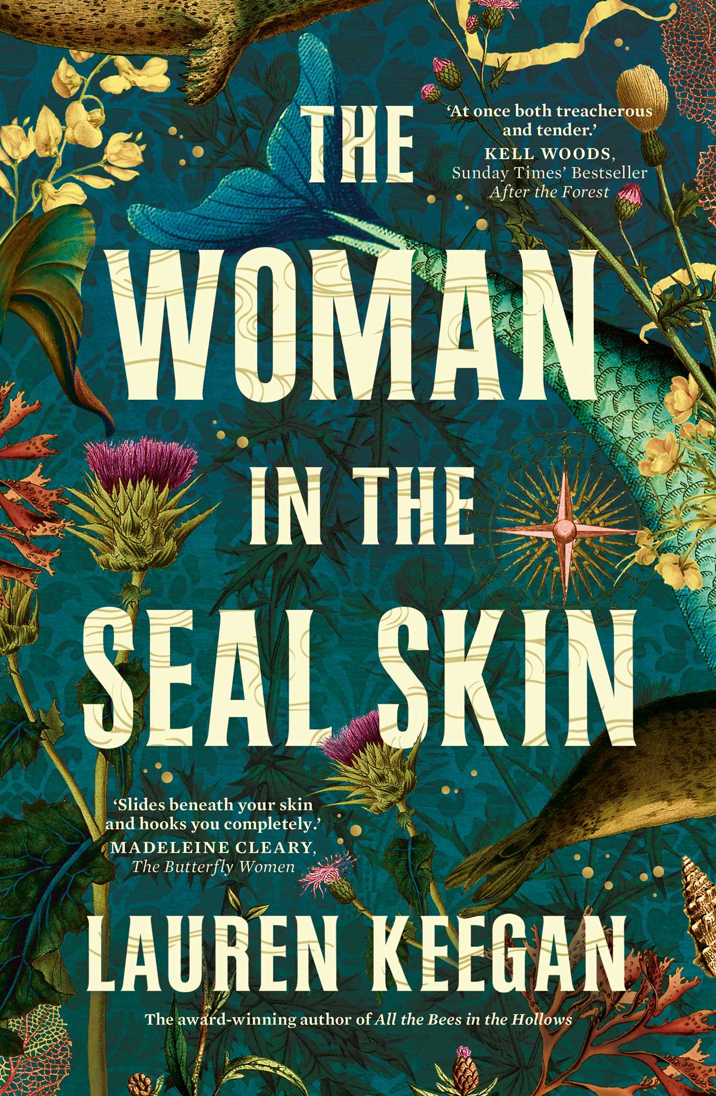 Book cover of 'The Woman in the Seal Skin' with nature-themed design