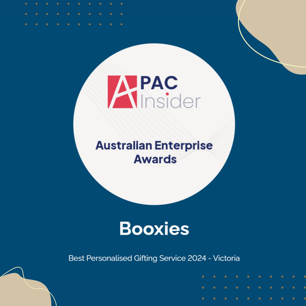 APAC Insider Award - best personalised gift 2024 Booxies