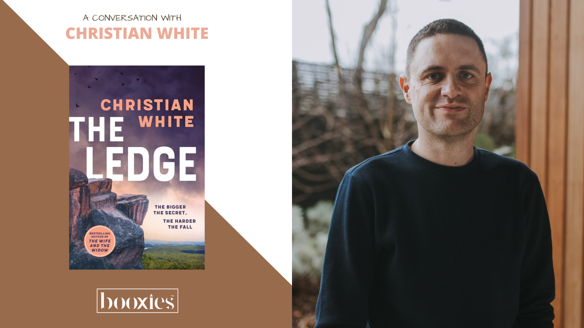 a conversation with Christian White, author of The Ledge