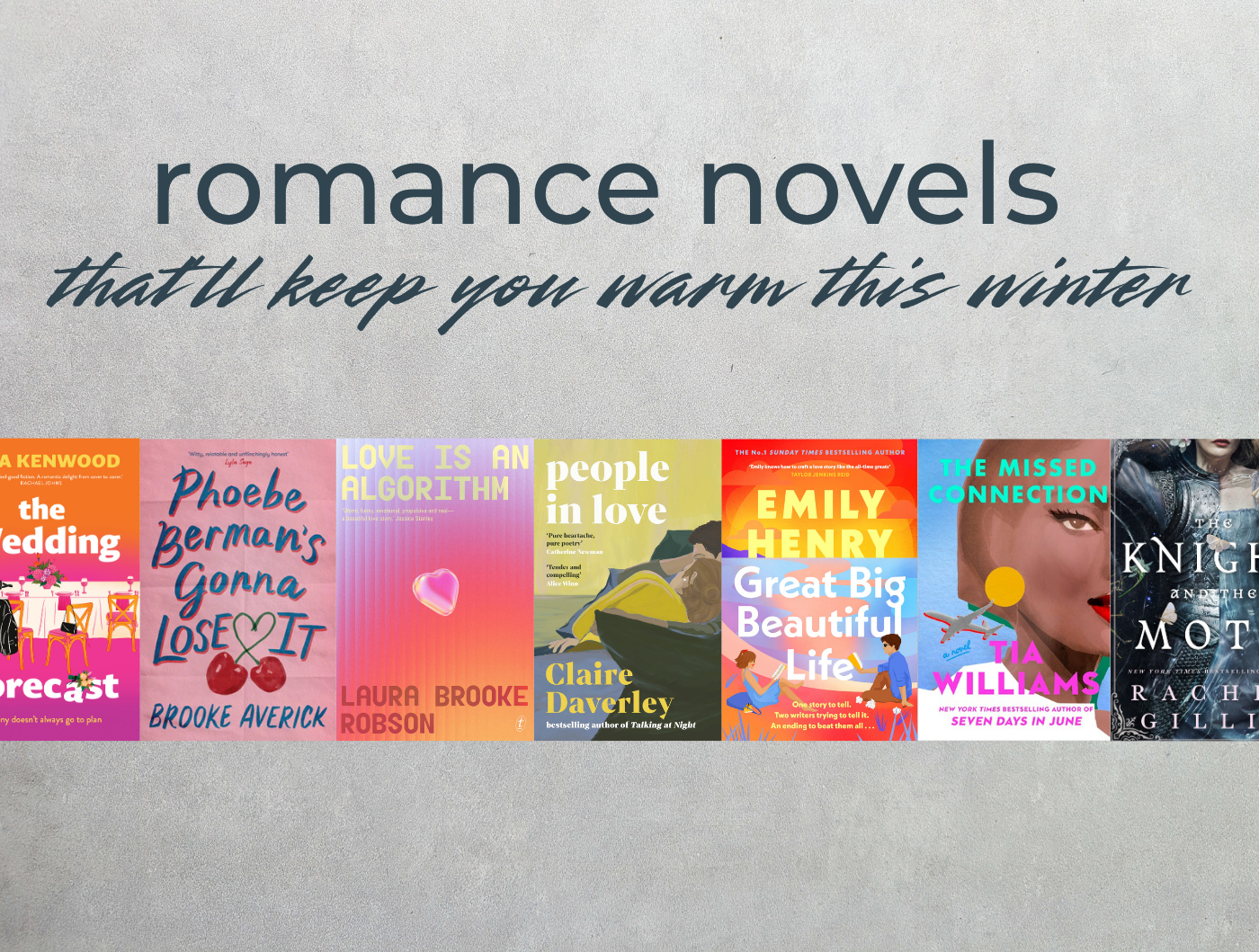 Romance Books to Keep You Warm This Winter