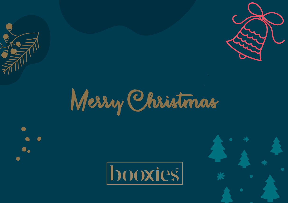 Christmas booxies card - free