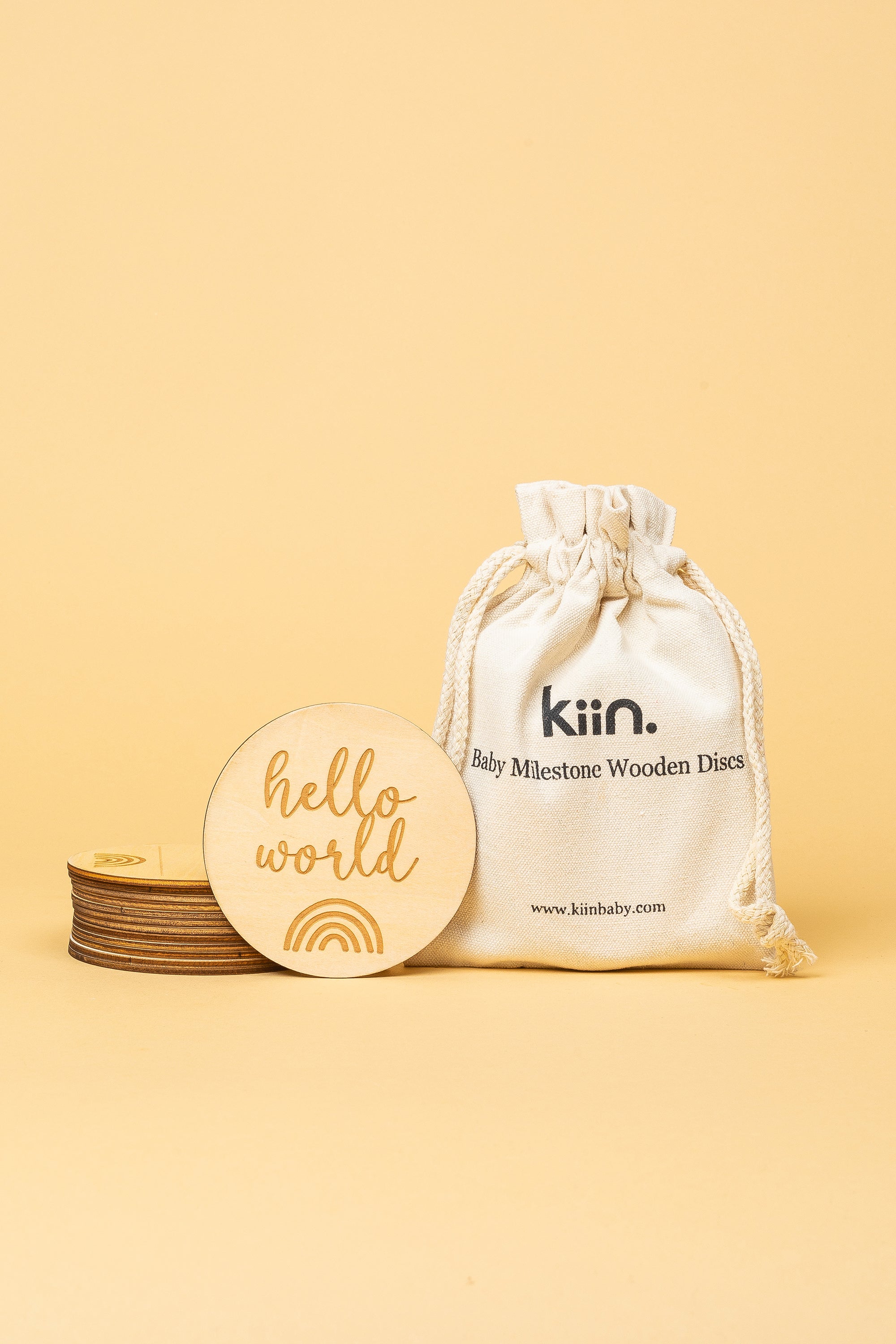 Kiin Baby Milestone Wooden Discs