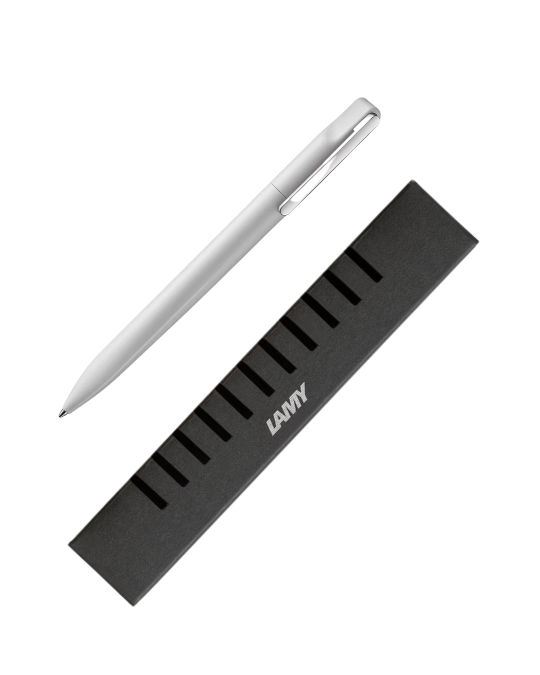 Lamy Xevo ballpoint pen light grey with a box