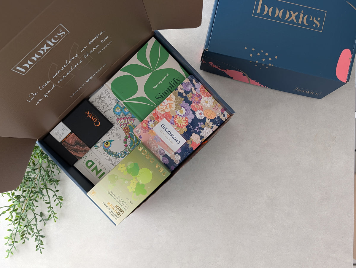 the mindfulness box curated booxies in the box