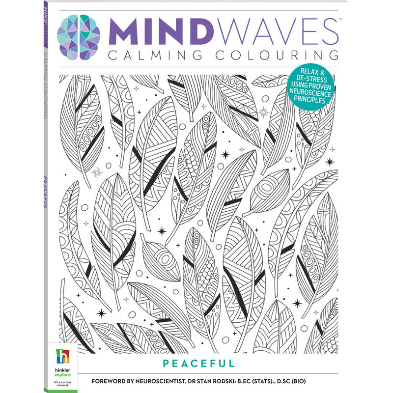 Mindwaves calming colouring book