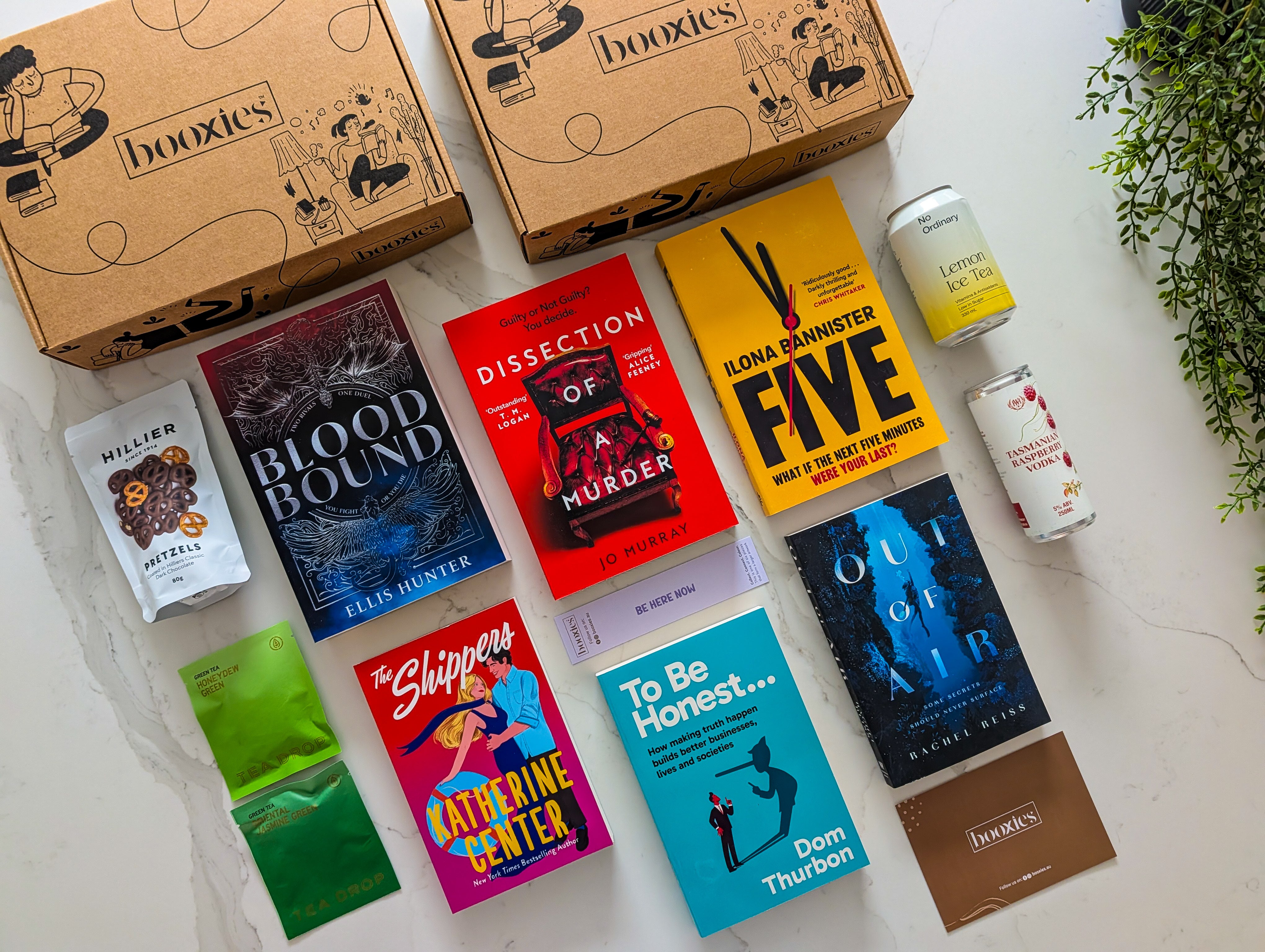 The Essential Mystery Booxies - The Booxies Essential Read: Monthly Book & Tea Subscription FROM $40.99/ Month