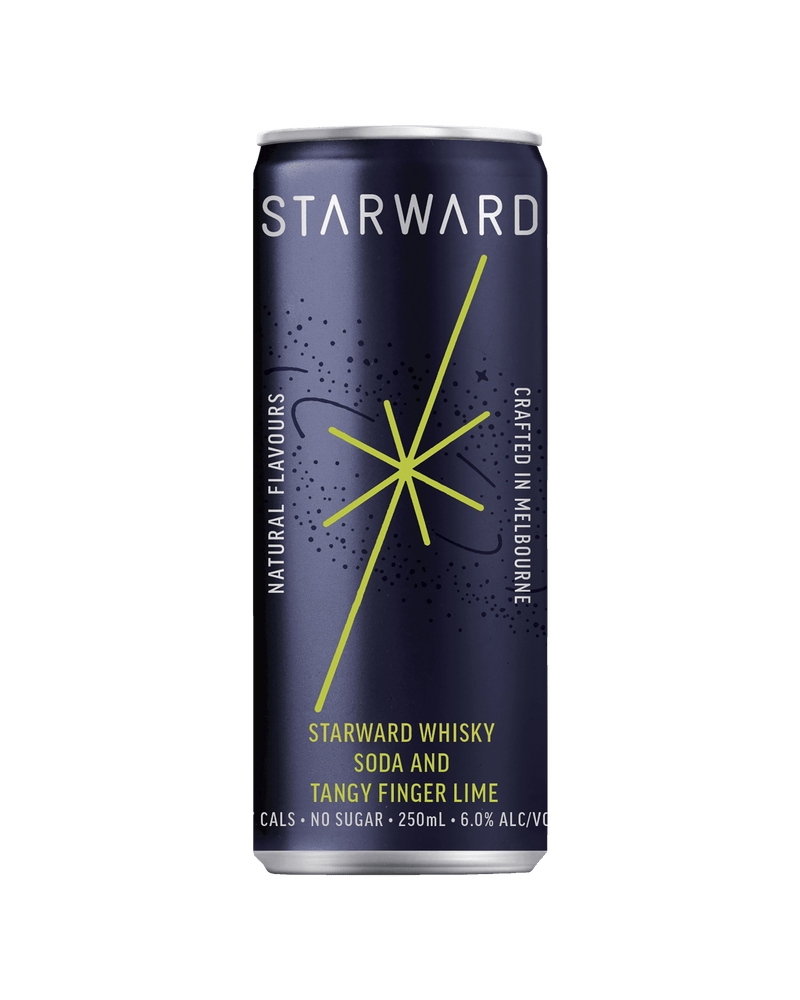 Starward whisky soda and finger lime
