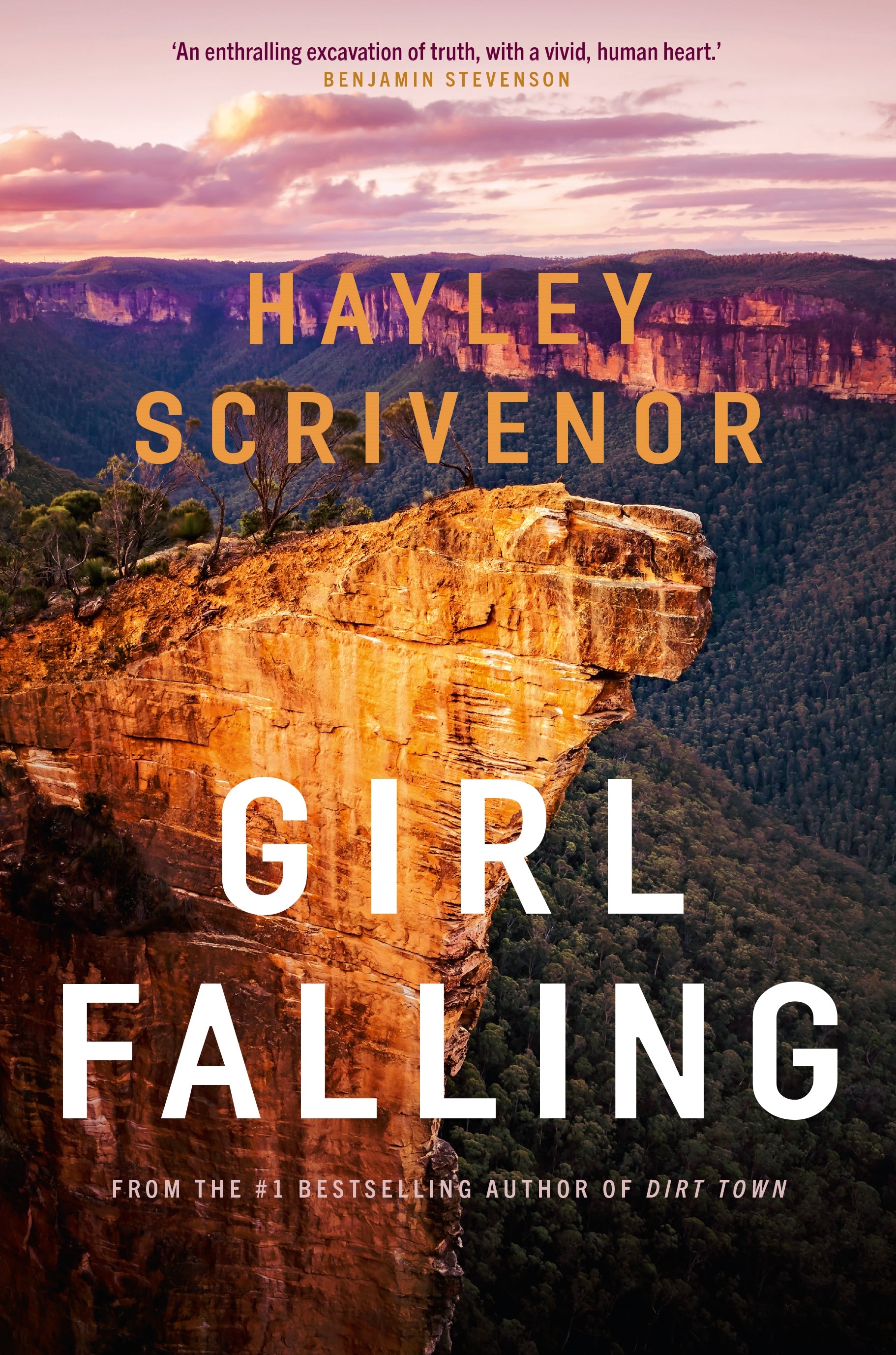 girl falling by Hayley Scrivenor