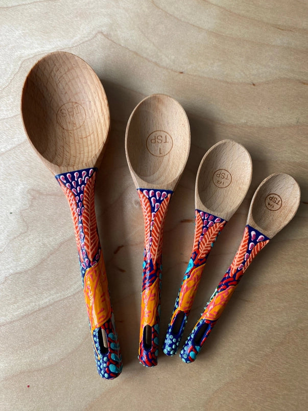 Measuring Wooden Spoons - Handcrafted