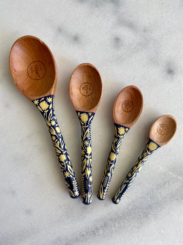 Measuring Wooden Spoons - Handcrafted