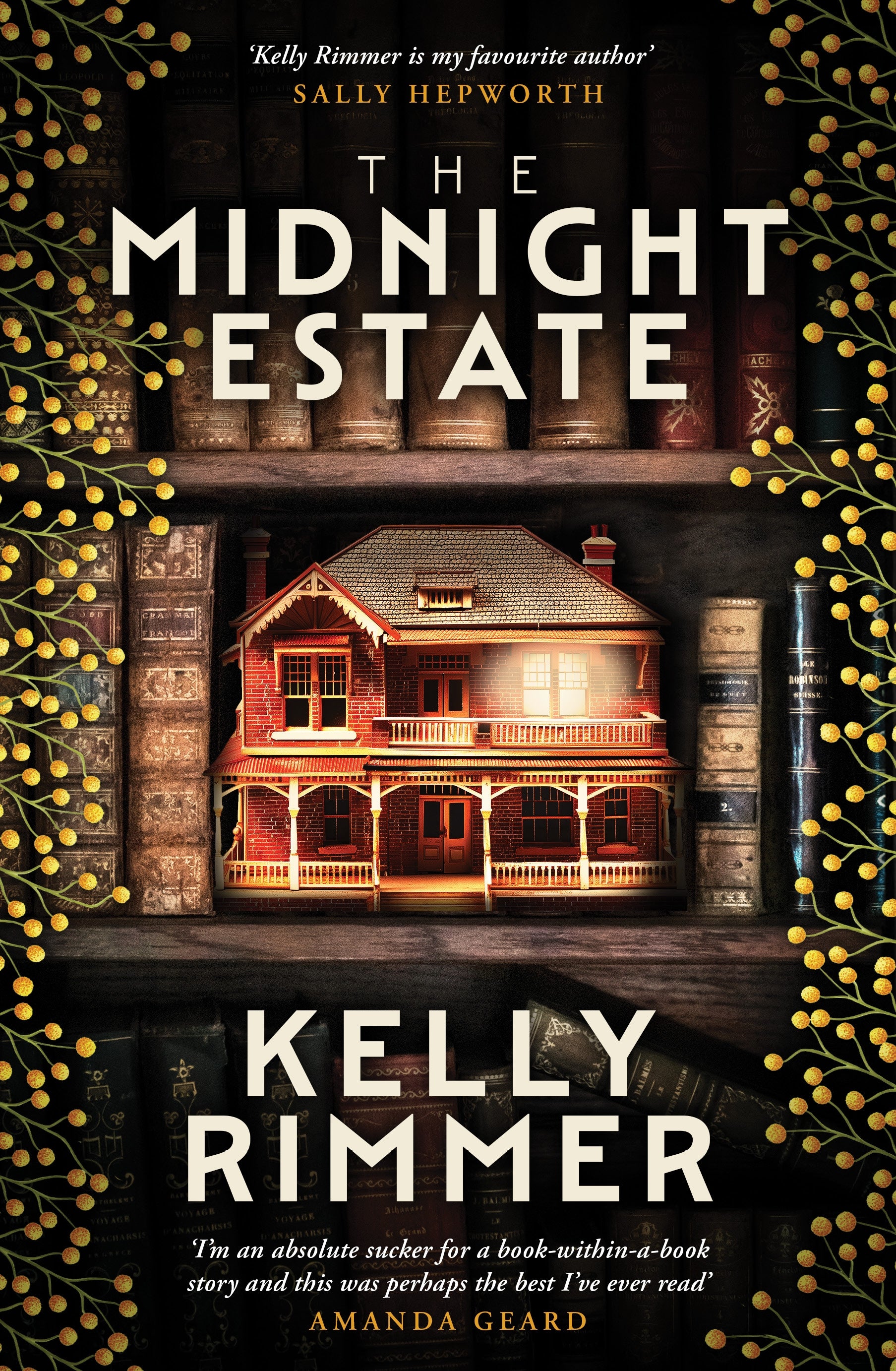 the Midnight estate book cover by Kelly Rimmer