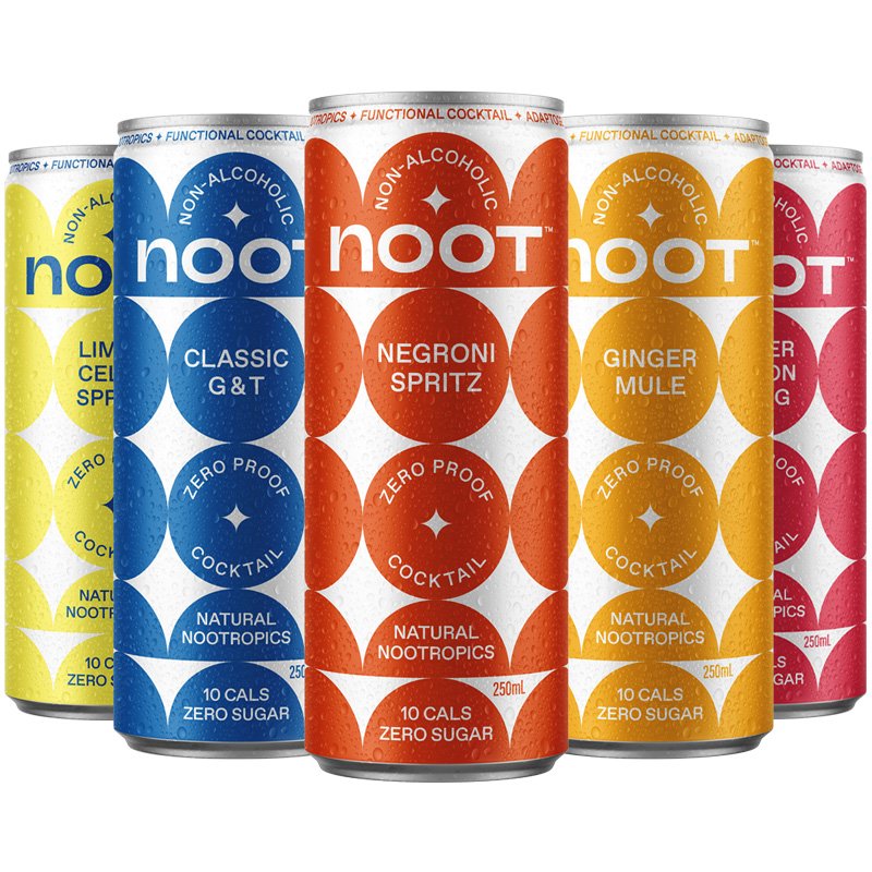 Noot assorted alcohol free cocktails