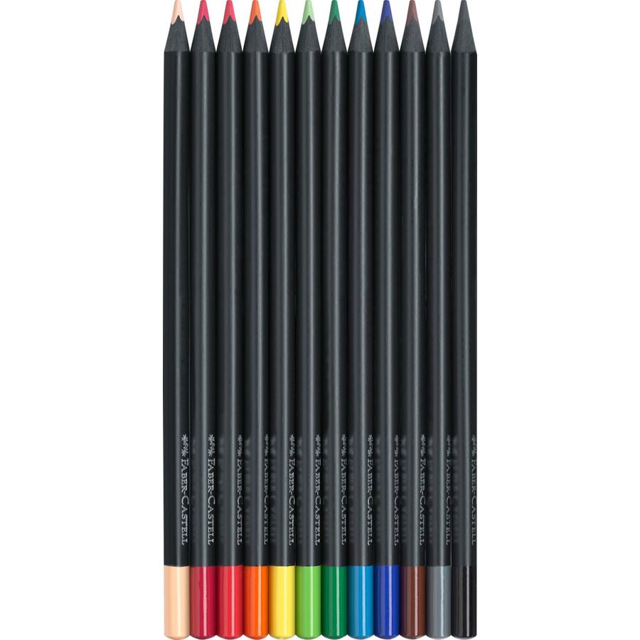 pencil colouring limied edition black faber castle