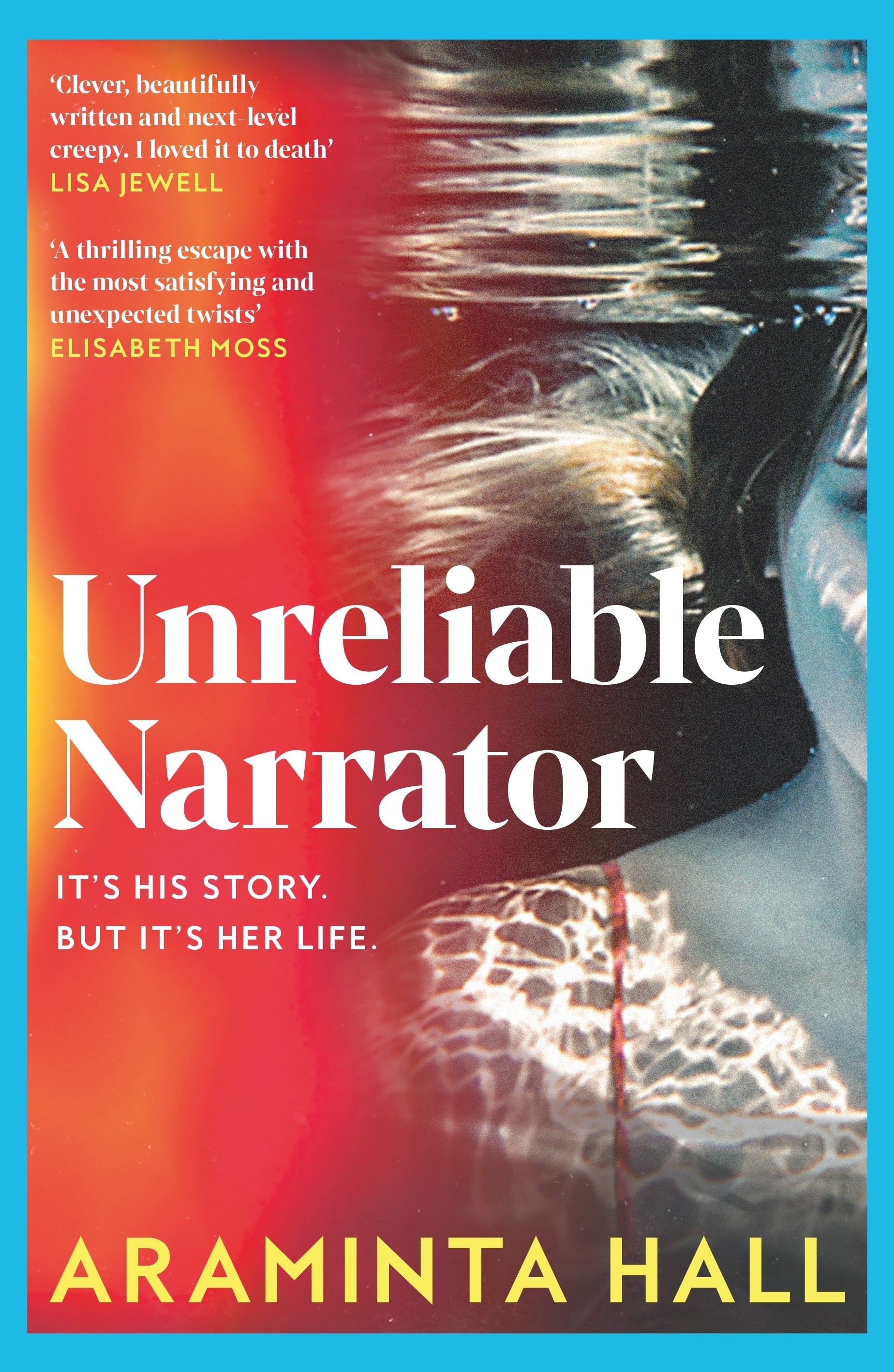 unreliable narrator by Arminta Hall showing a woman and water in the background