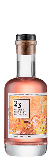 Red citrus gin 23rd street distillery booxies