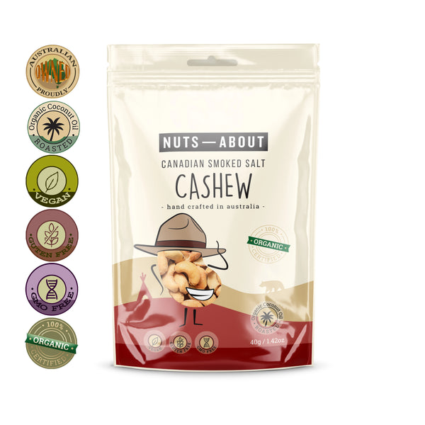 cashew smoked salt nuts about