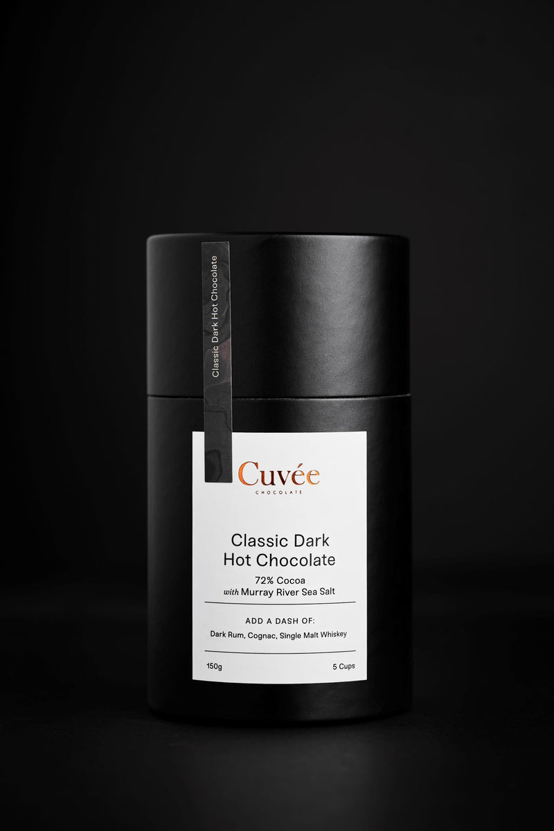 Cuvée Classic Dark Hot Chocolate - with sea salt 150g-booxies