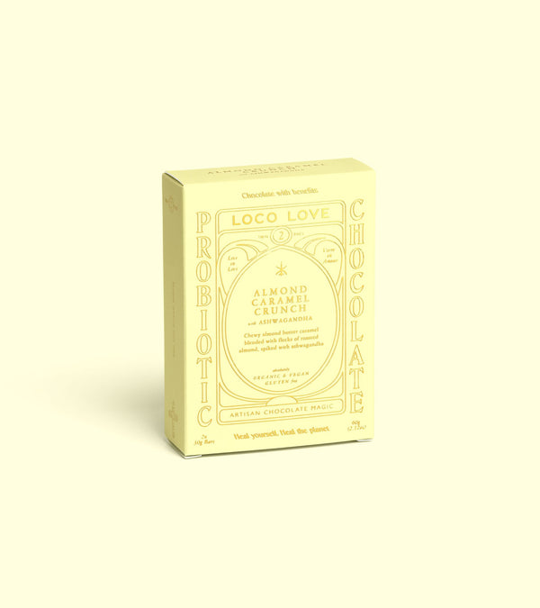 Loco Love almond caramel crunch vegan chocolate twin pack