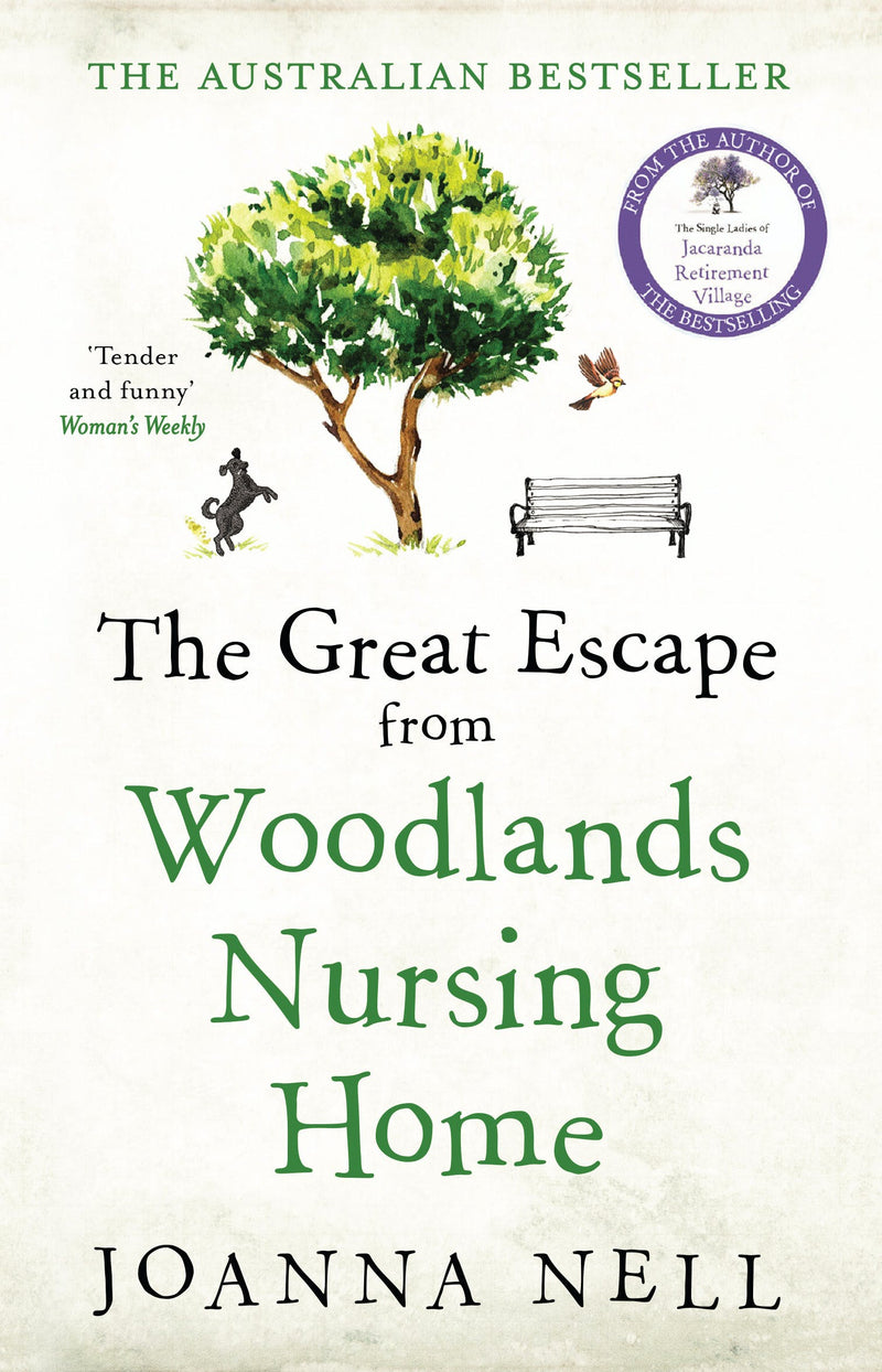 the great escape from woodlands nursing home by Joanna Nell fiction booxies books