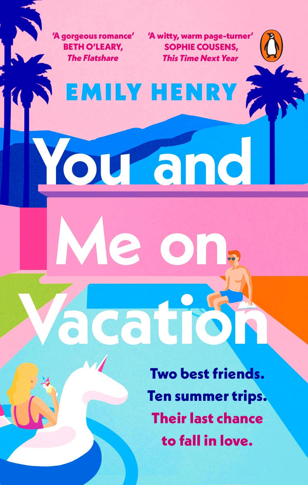 You and me on vacation by Emily Henry. Romance book booxies