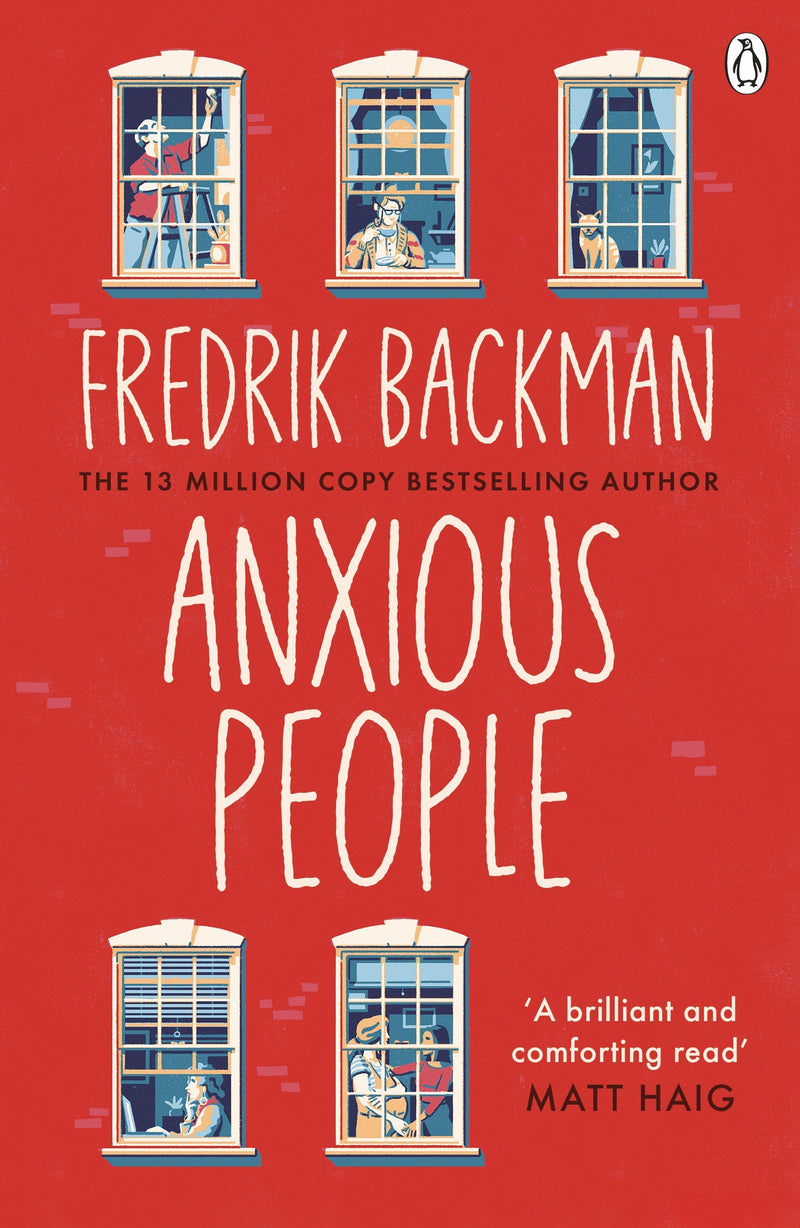Anxious People by Fredrik Backman fiction booxies